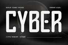 Cyber Techno - Modern Logo Font