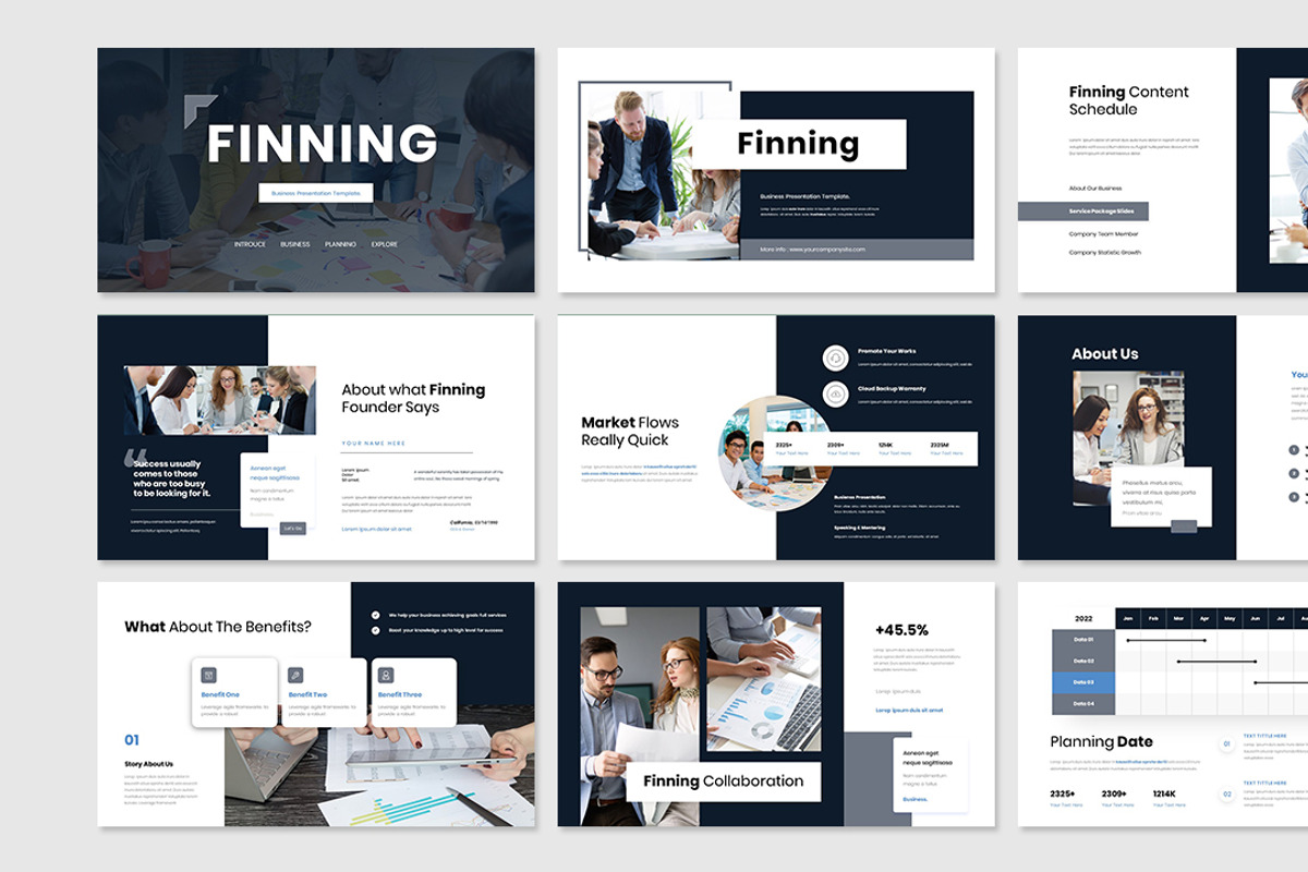 Finning Business Presentation, a Presentation Template by Analogous Temp (Photo 2 of 5)