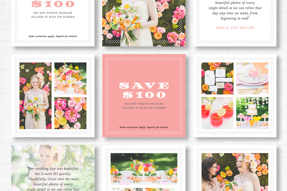 Vintage Social Media Pack + BONUS, a Social Media Template by The Proper Type™ (Photo 3 of 6)