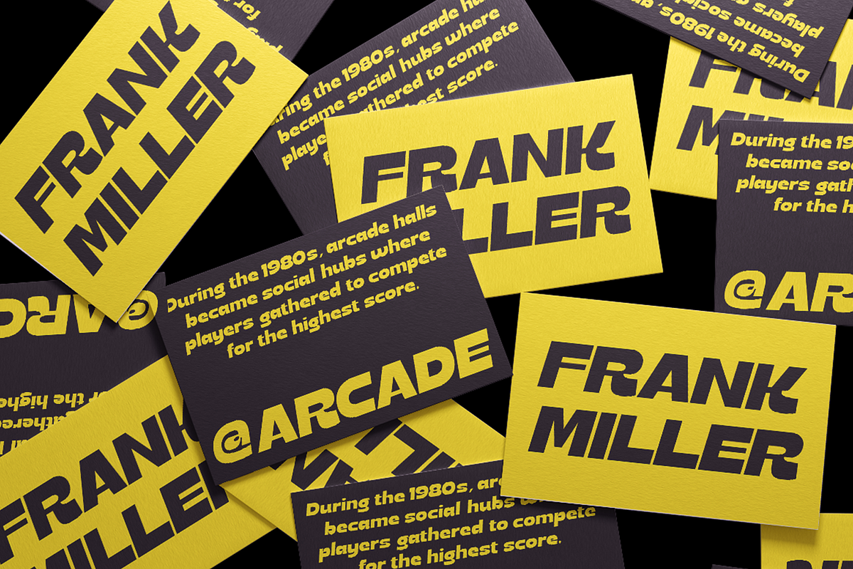 Galric - Bold Expanded Display Font, a Sans Serif Font by Pekotype (Photo 11 of 15)