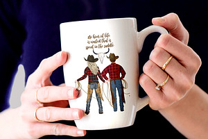 Western Clipart Western Couples