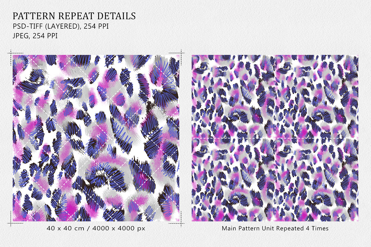 Abstract Scribble Leopard Seamless, a Pattern Graphic by Gullenda (Photo 2 of 6)