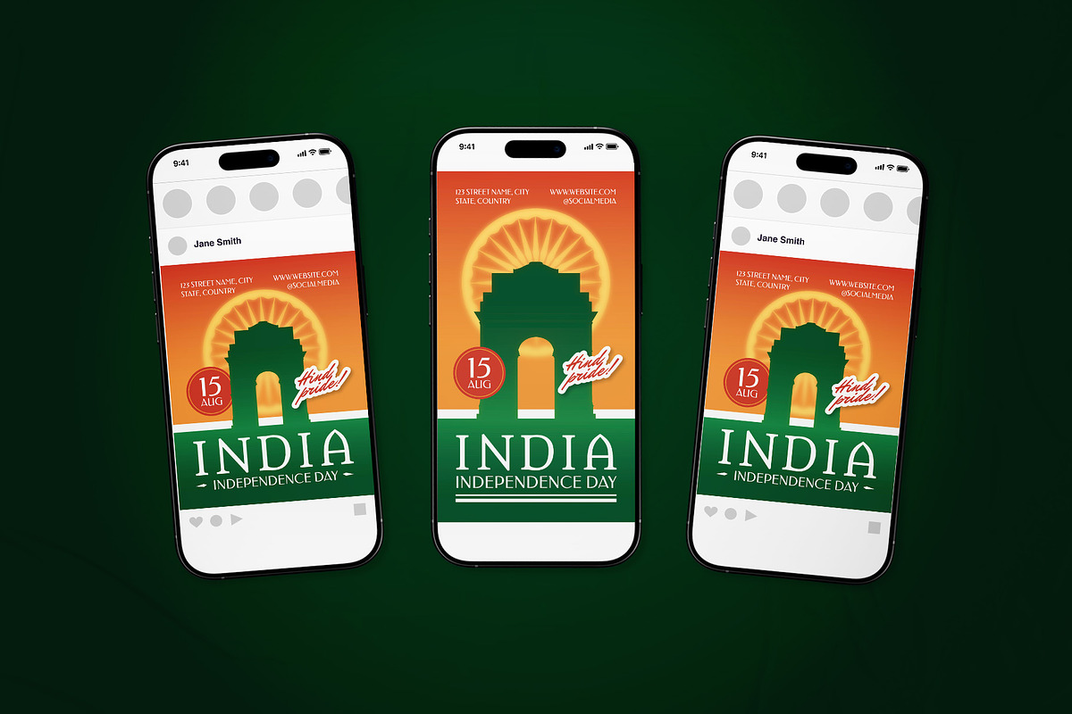 India Independence Day Flyer Set, a Flyer Template by The Good Store (Photo 2 of 2)