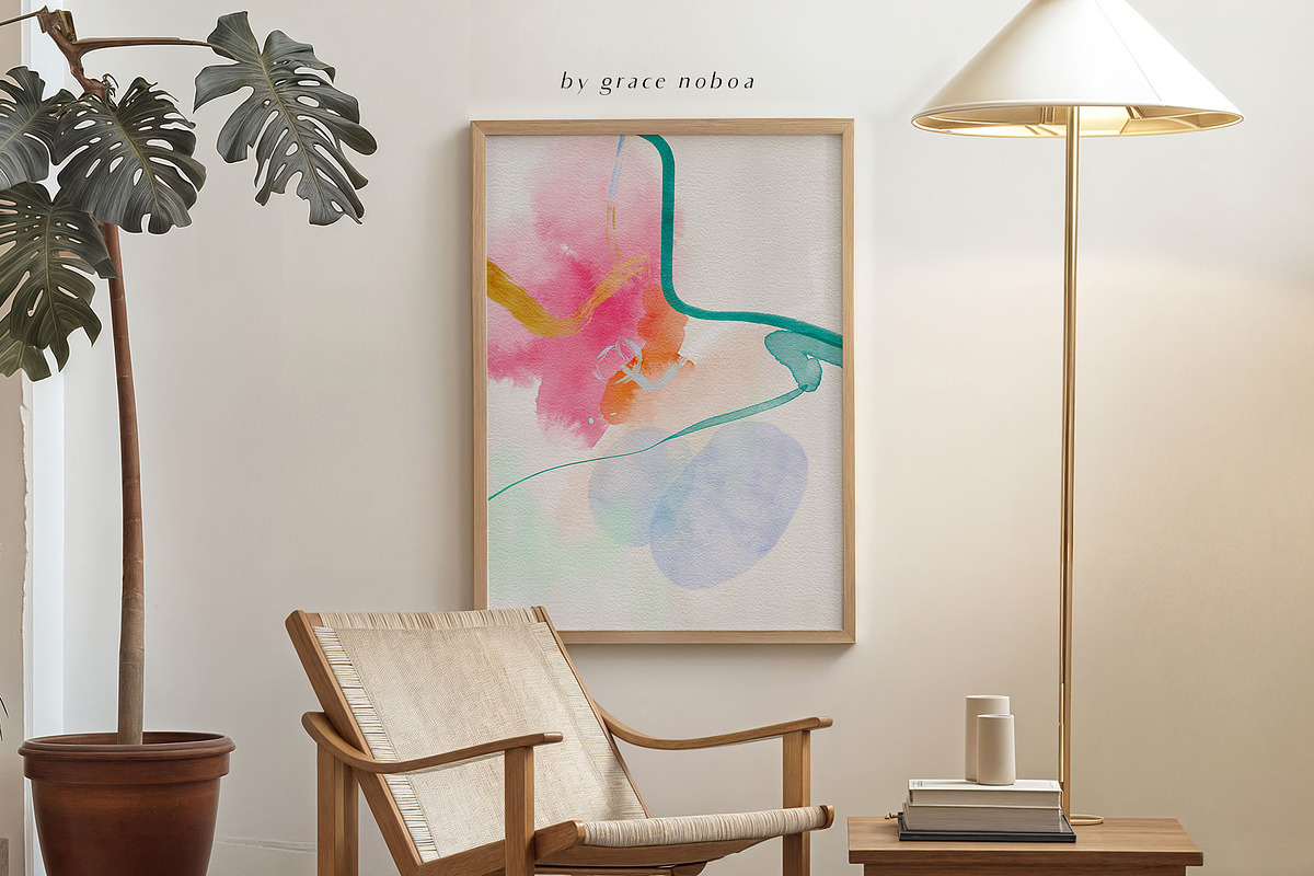 Abstract background posters texture, a Background Graphic by Grace Noboa Illustrations (Photo 6 of 14)