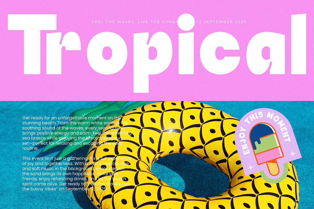 Funky Glitter Modern Sans Font, a Sans Serif Font by timelesstype.co (Photo 16 of 20)