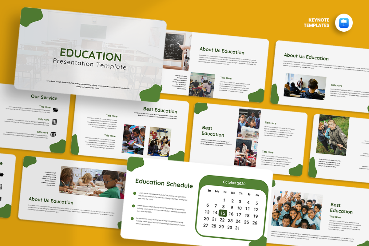 Education - Keynote Template, a Presentation Template by QR Design Studio (Photo 1 of 3)