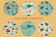 Watercolor Farm Animals patterns, a Pattern Graphic by watercolor kamill (Thumbnail 3 of 7)