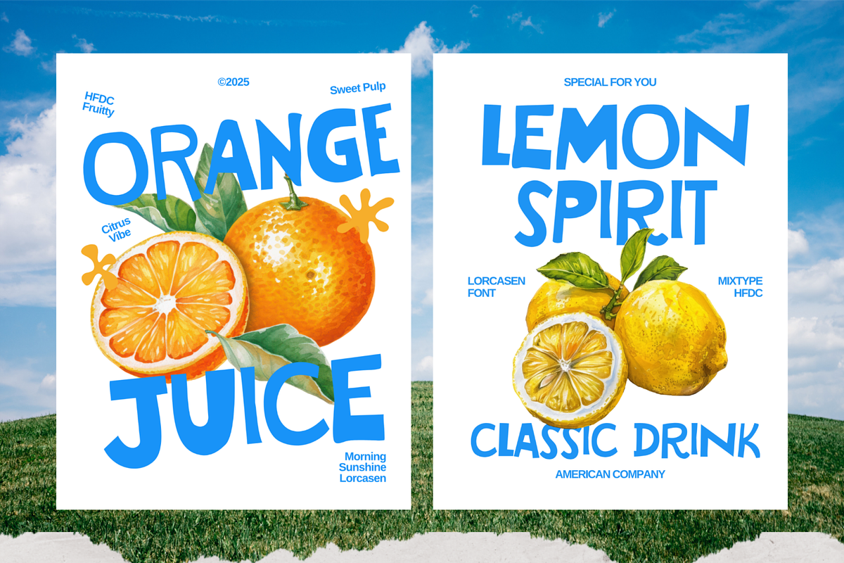 Lorcasen Quirky Mix Typeface, a Handwritten Font by 24Design Studios (Photo 6 of 10)