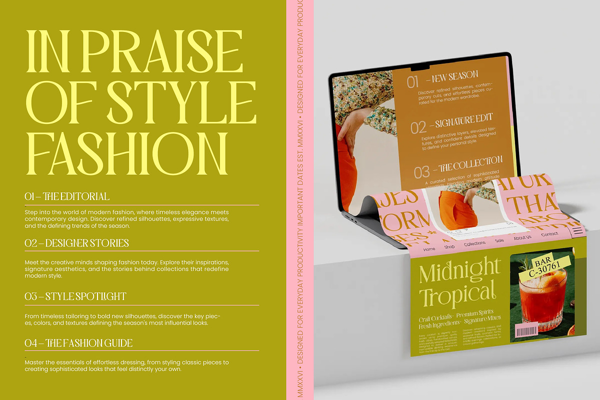 Celineso Aroma Elegant Serif, a Serif Font by timelesstype.co (Photo 5 of 10)