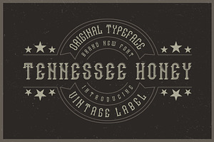 Tennessee Honey label font, a Script Font by Heather_insane