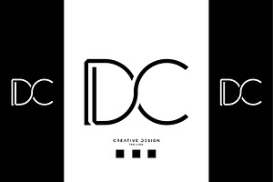 DC or CD Logo Monogram, a Branding & Logo Template by design_proleague
