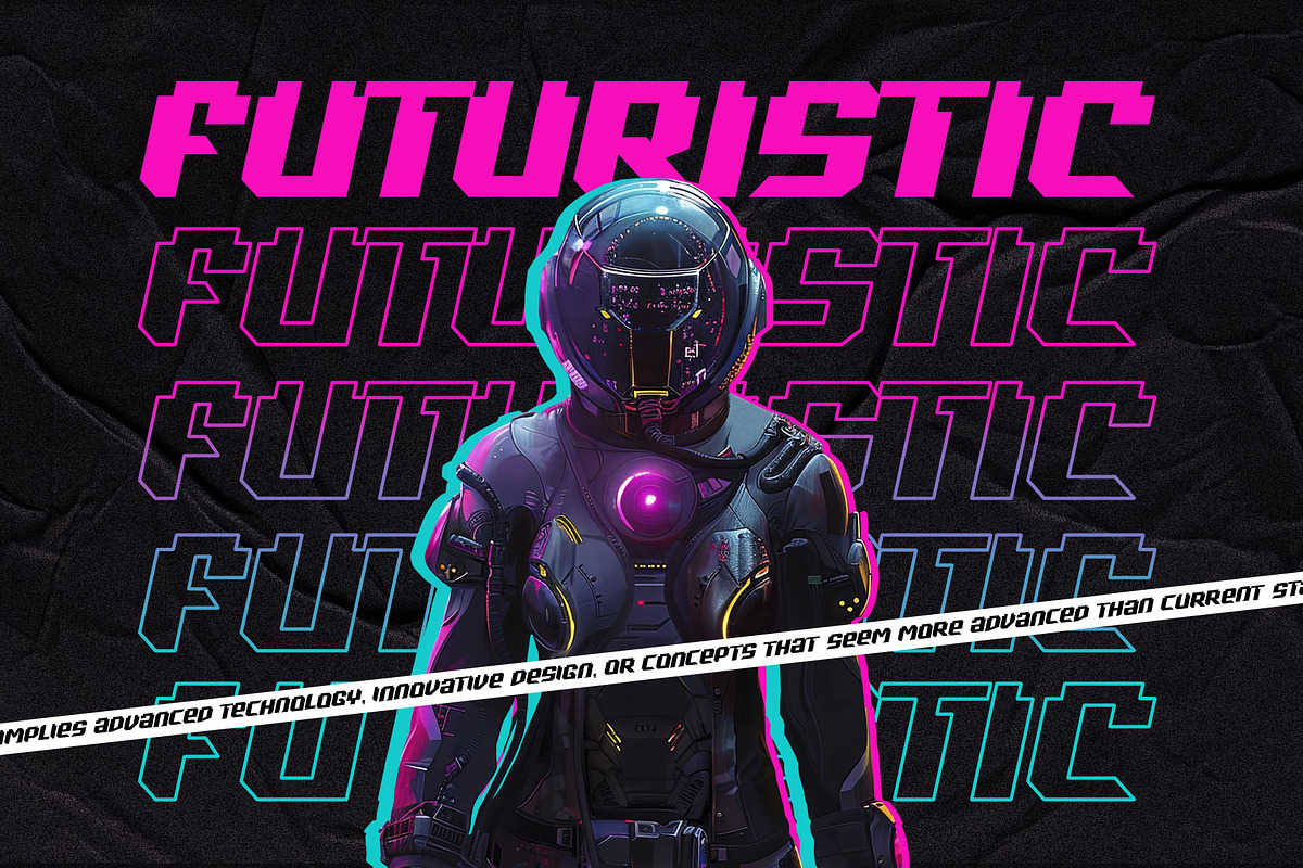 Analog Tracker - Techno Futuristic, a Font by Novitype (Photo 3 of 14)