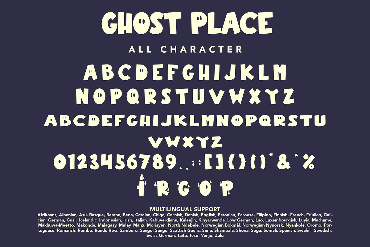 Ghost Place, a Handwritten Font by HATFSTUDIO (Photo 8 of 8)
