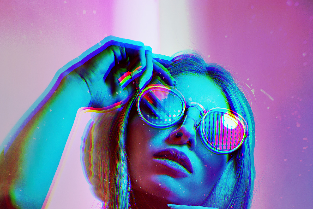 Anaglyph 3D Effect Photoshop, an Action Add-On by liptouse (Photo 5 of 14)