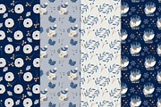 Christmas Seamless Patterns, a Pattern Graphic by The Audacious Brush (Thumbnail 5 of 5)