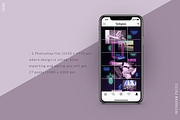 Instagram PUZZLE template - Neon, a Social Media Template by CreativeFolks (Thumbnail 4 of 5)
