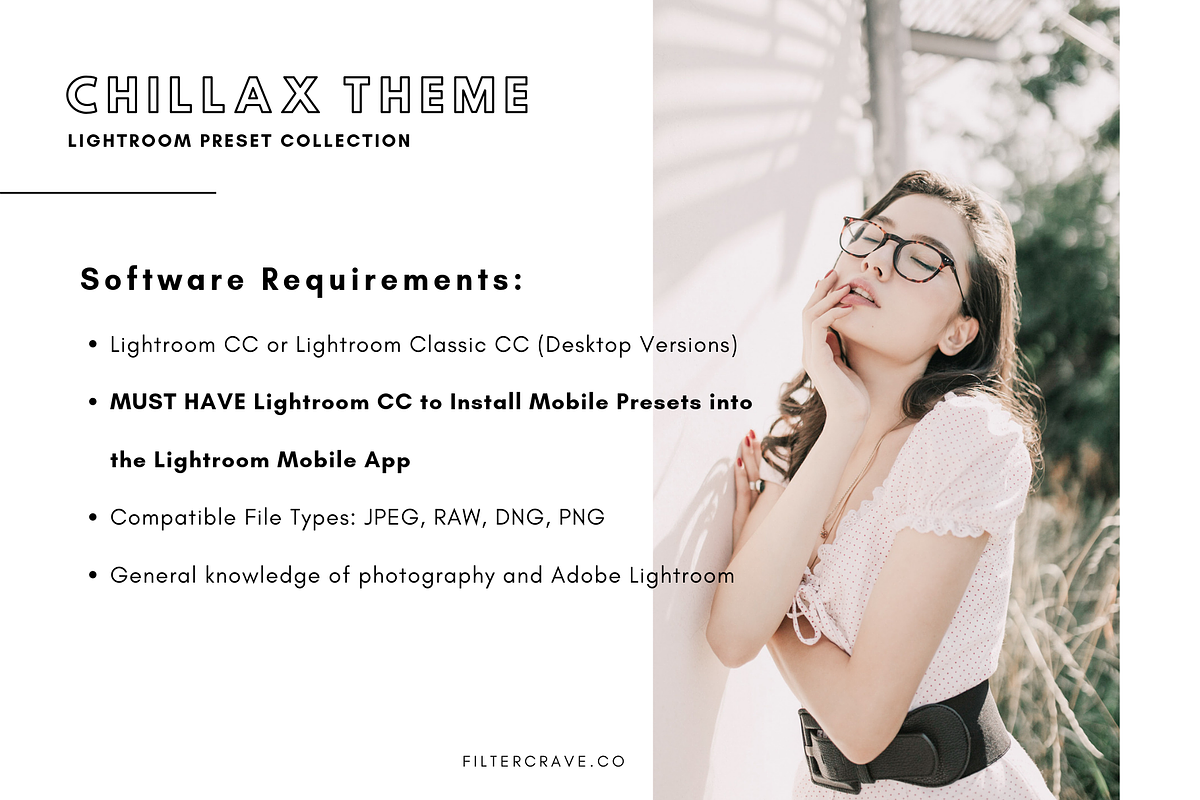 Chillax Mobile Lightroom Presets, a Preset Add-On by Filtercrave (Photo 6 of 7)