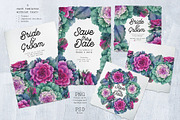 Watercolor Flowering Kale, a Decorative Illustration by Ekaterina Glazkova (Thumbnail 3 of 7)
