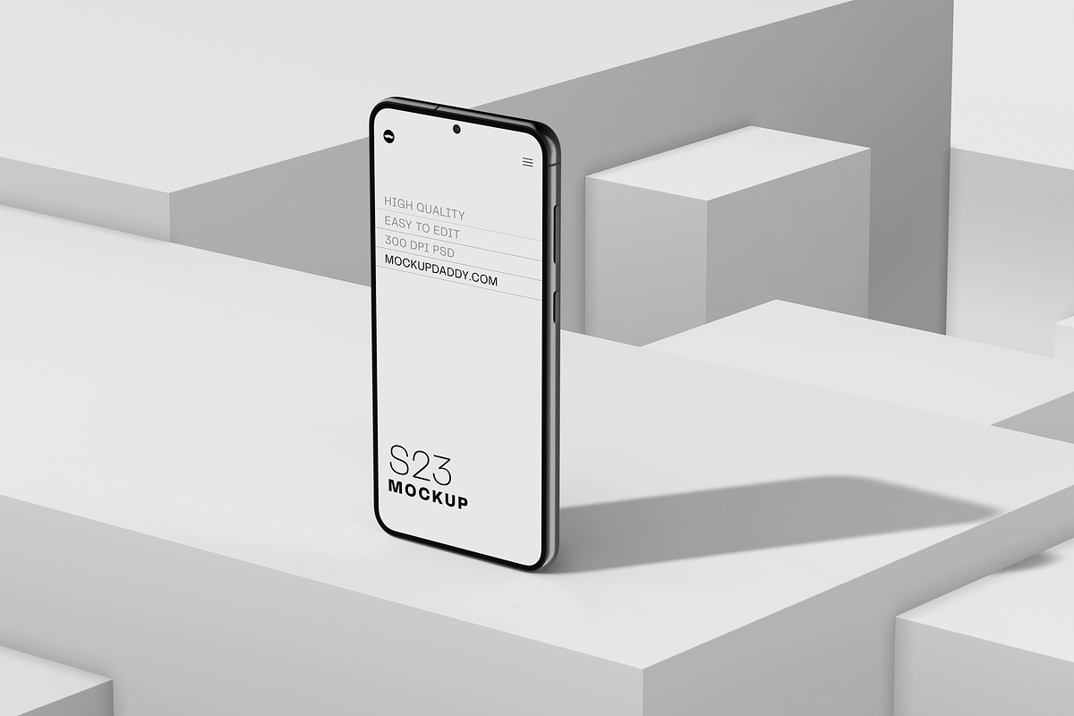 Samsung S23 Mockup, an Android Mockup by Mockupdaddy (Photo 15 of 21)
