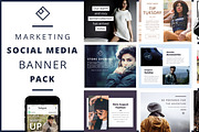 SOCIAL MEDIA Banner Pack, a Social Media Template by RobertvanHaaren (Thumbnail 1 of 4)