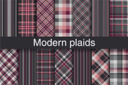 #29 Modern Seamless Plaid Patterns, a Pattern Graphic by Plaid4You (Thumbnail 1 of 9)