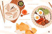 Asian Food Clipart + Recipe Page, a Food Illustration by vik.stock (Thumbnail 4 of 5)