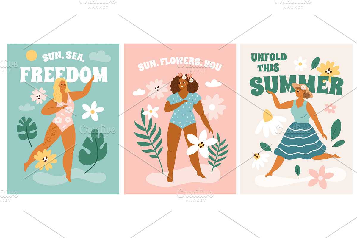 Pretty women with flowers. Beautiful, a Person Illustration by YummyBuum