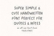 Positive Quotes - All Caps Font, a Handwritten Font by Kaya Fonts (Thumbnail 1 of 25)