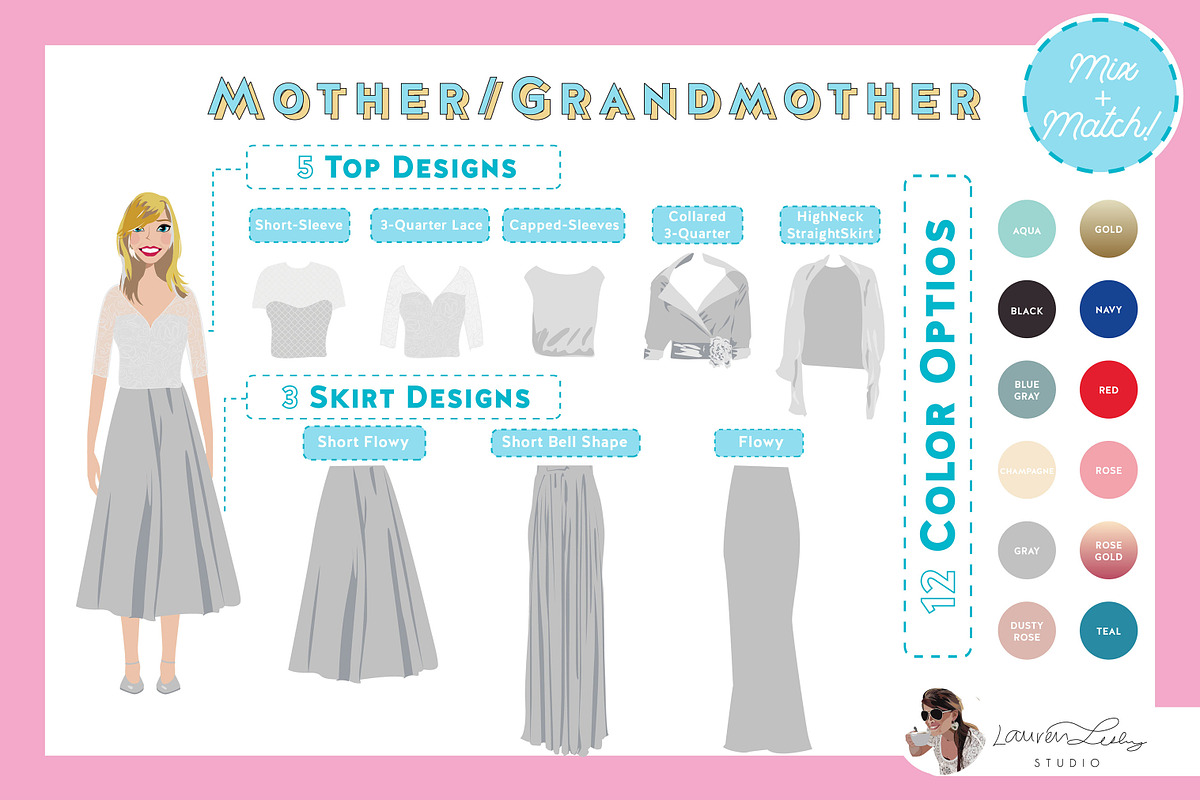 Wedding Portrait Creator, an Illustration by Lauren Lesley Studio (Photo 9 of 37)