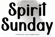 Spirit Sunday, a Script Font by FreshTypeINK (Thumbnail 1 of 8)