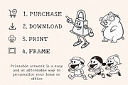 Modern Hand-Drawn Doodles, a Graphic by Helospace (Thumbnail 9 of 10)