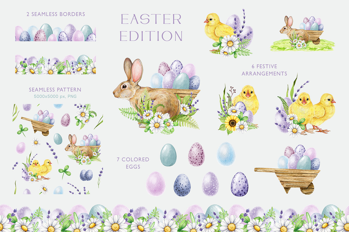 Farm Animals and Birds Clipart, an Animal Illustration by AnitaPol (Photo 13 of 19)