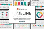 Timeline PowerPoint Template, a Presentation Template by SlideOne (Thumbnail 2 of 12)