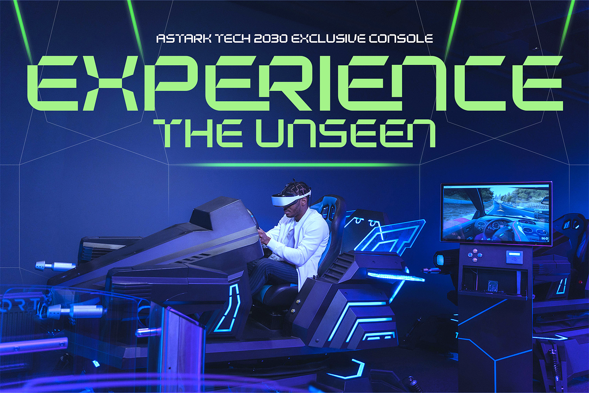 Nexora Futuristic Display Typeface, a Sans Serif Font by Namela Studio (Photo 4 of 8)