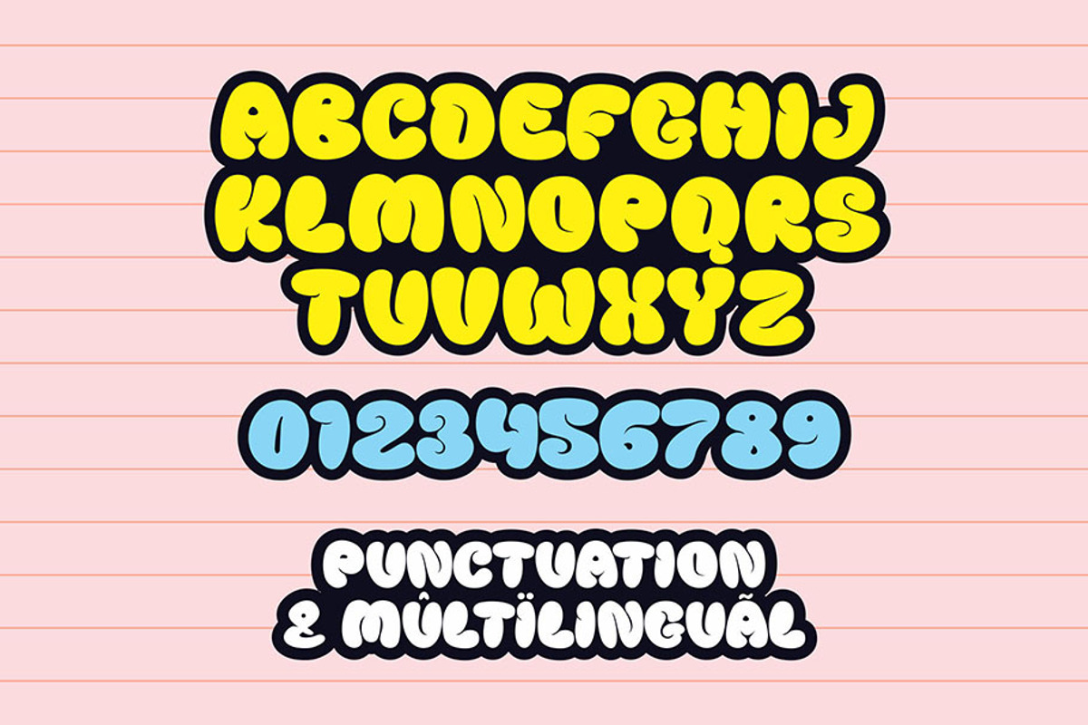 COCO MILK - A Cute Funny Font, a Slab Serif Font by nIznaztype (Photo 5 of 6)