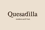 Quesadilla- modern serif, a Serif Font by Sk designs (Thumbnail 1 of 9)