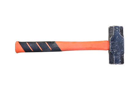 Steel Hammer on isolated white background with clipping path. To, an Industrial Photo by Ministocker