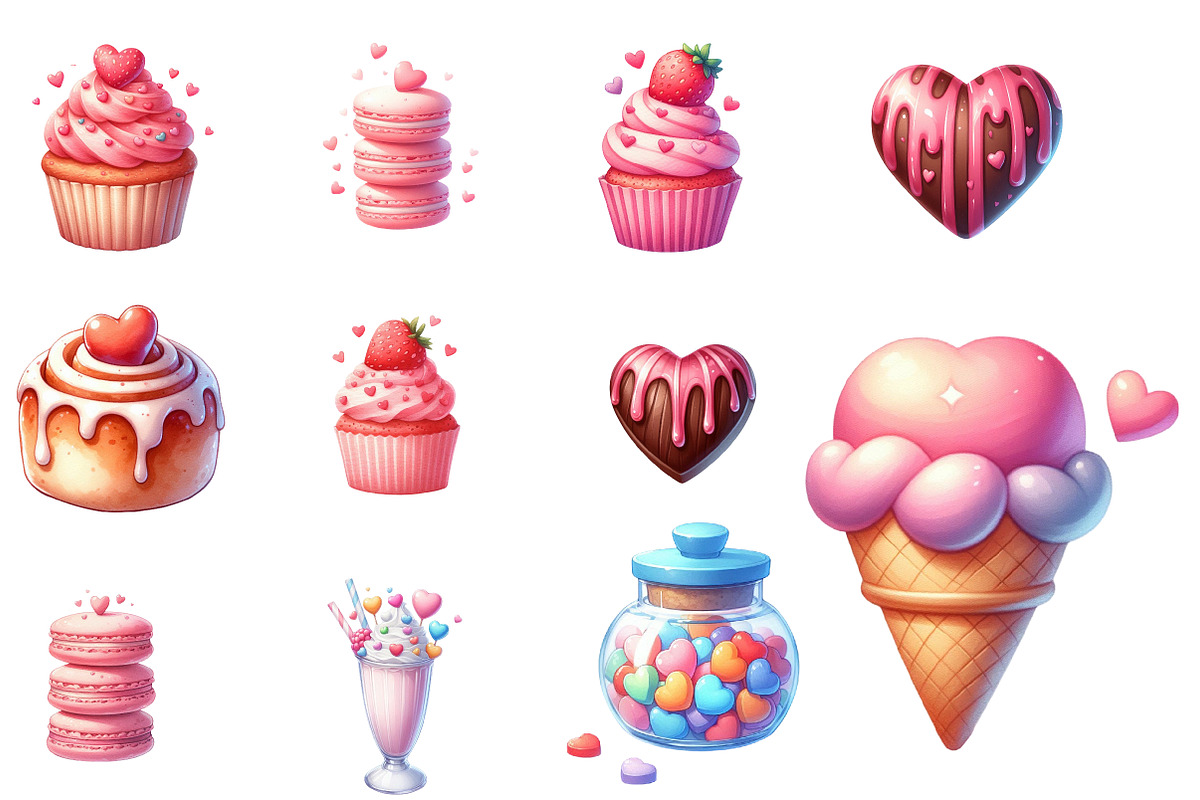 Valentines treat clipart, an Illustration by Designworld (Photo 3 of 4)