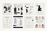 Fashion Blogger LTK Canva Template, a Social Media Template by Deb Creative Studio (Thumbnail 4 of 10)