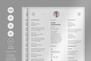 Clean Resume Template, a Resume Template by Designsoul14