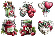 Whimsical Valentines Day Clipart, an Illustration by Daily.Designs (Thumbnail 4 of 7)
