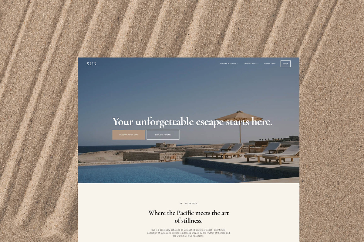 Sur - Squarespace Template, a Squarespace Template by Gem Media (Photo 2 of 4)