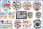 Funny Kitchen T-Shirt Bundle, an Illustration by musafir_fashion (Thumbnail 1 of 11)