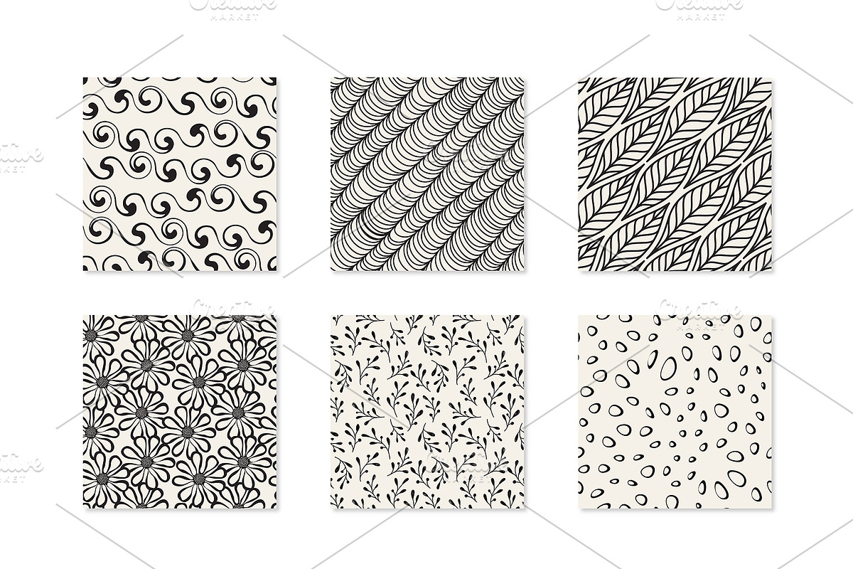 Natural Seamless Patterns Bundle, a Pattern Graphic by Curly_Pat (Photo 10 of 18)