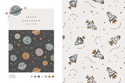Space Explorer Pattern Collection, a Pattern Graphic by Point and Poem (Thumbnail 1 of 6)