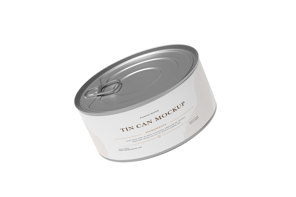 Food Tin Can Mockup, a Packaging Mockup by suciamairastd (Photo 5 of 5)