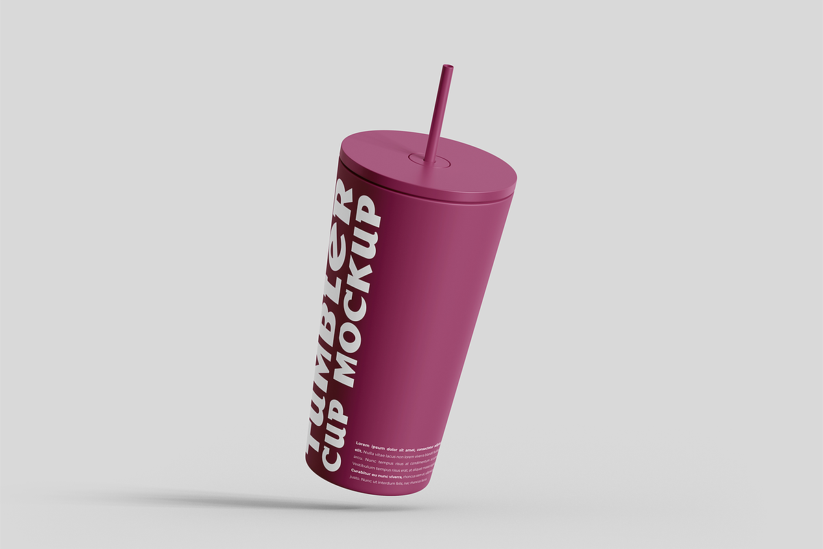 Simple Modern Classic Tumbler Mockup, a Cups & Container Mockup by Muhazdinata (Photo 5 of 8)