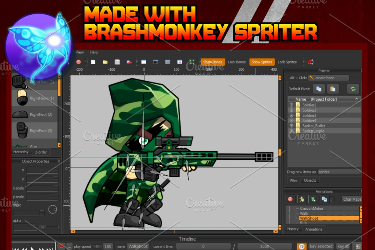Characters Spritesheet 20, an Illustration by pzUH (Photo 3 of 5)