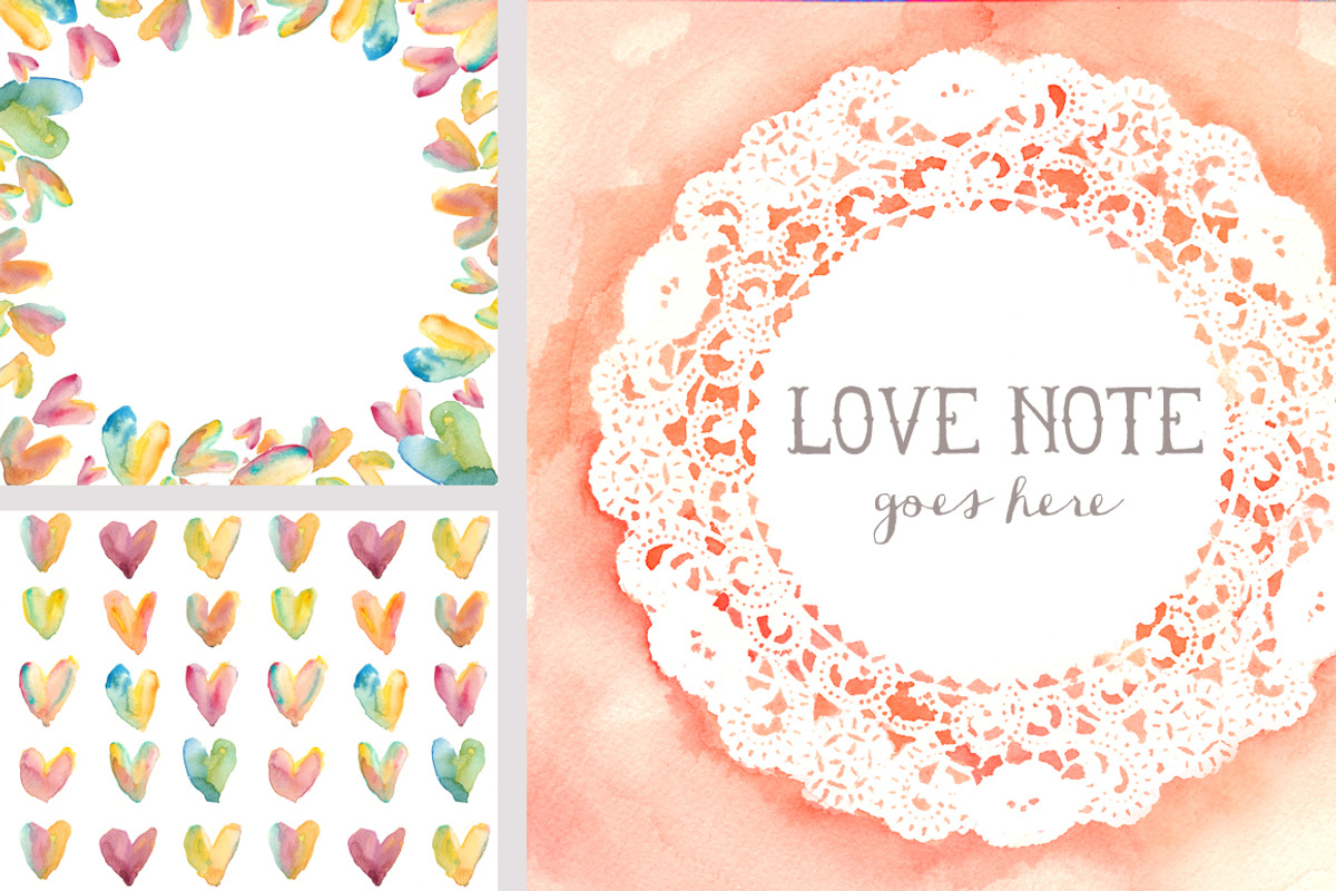 Lovely Backgrounds - Watercolor, an Illustration by Angie Makes (Photo 3 of 3)