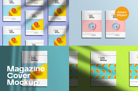 Minimalist Magazine Cover Mockup